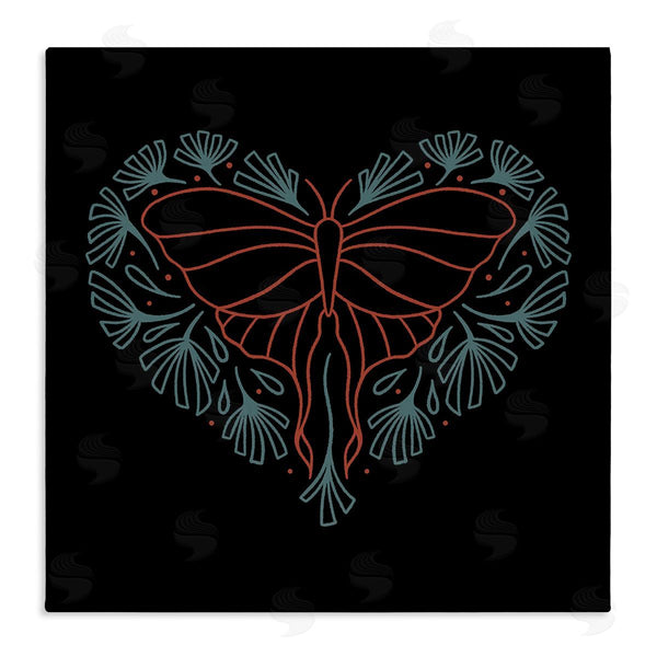 stupell industries XYZ Studio | Heart Shaped Celestial Moth