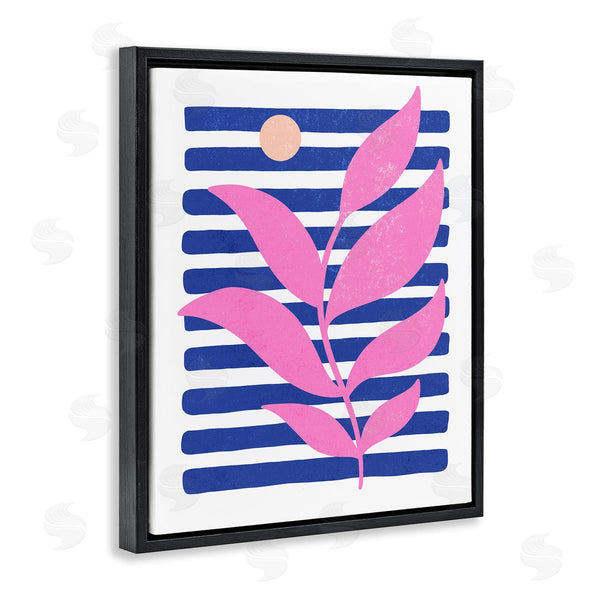 Stupell Industries XYZ Studio | Sunrise Sprig On Stripes