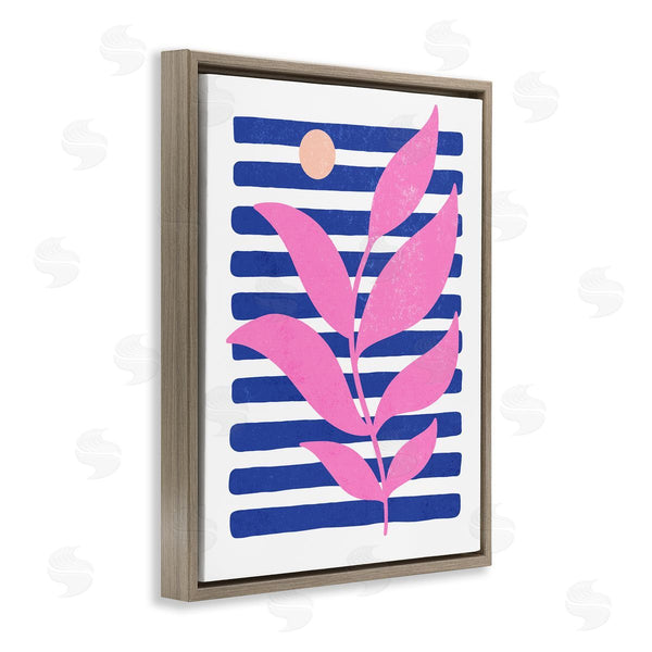 Stupell Industries XYZ Studio | Sunrise Sprig On Stripes