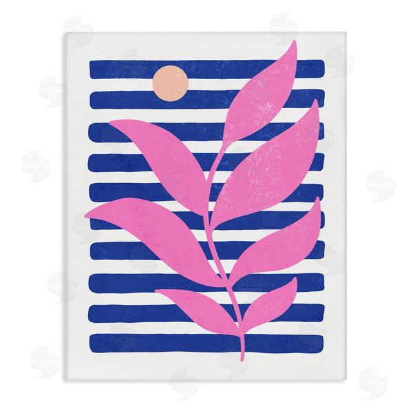 stupell industries XYZ Studio | Sunrise Sprig on Stripes