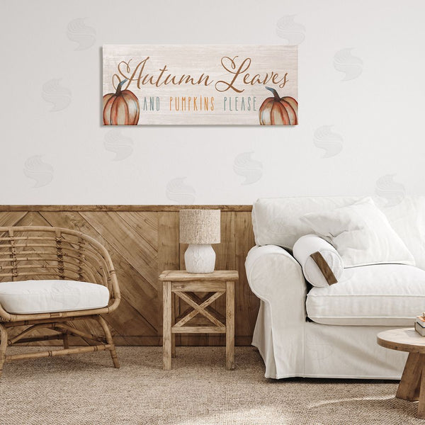 Stupell Industries Yass Naffas Designs | Autumn Traditions Leaves & Pumpkins