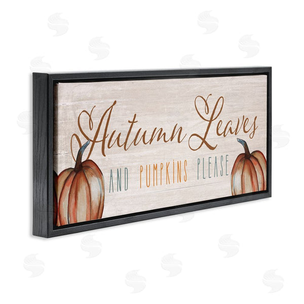 Stupell Industries Yass Naffas Designs | Autumn Traditions Leaves & Pumpkins