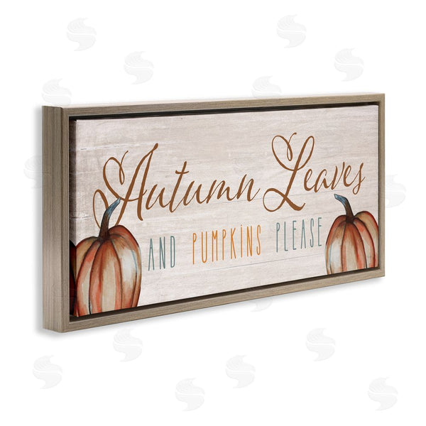 Stupell Industries Yass Naffas Designs | Autumn Traditions Leaves & Pumpkins