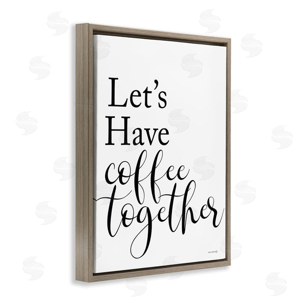 Stupell Industries Yass Naffas Designs | Coffee Together Phrase Wall Art