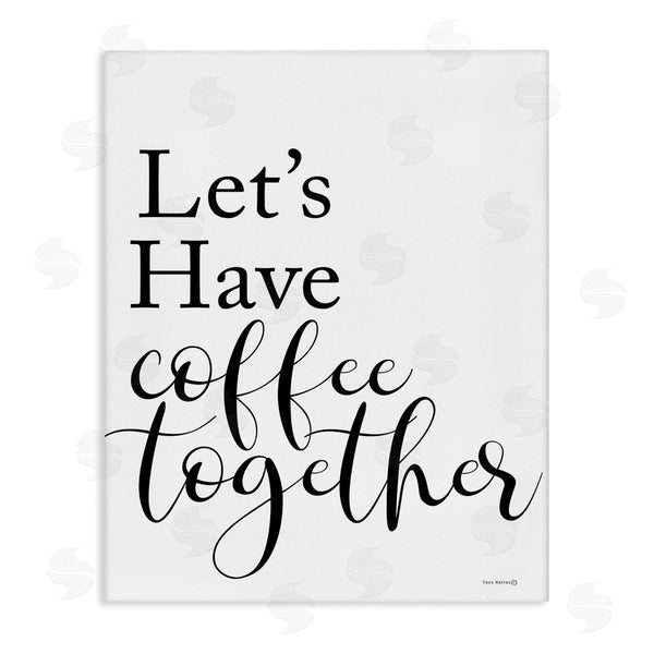 stupell industries Yass Naffas Designs | Coffee Together Phrase Wall Art