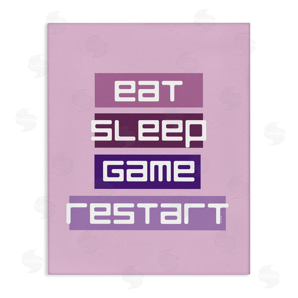 stupell industries Yass Naffas Designs | Eat Sleep Game Restart