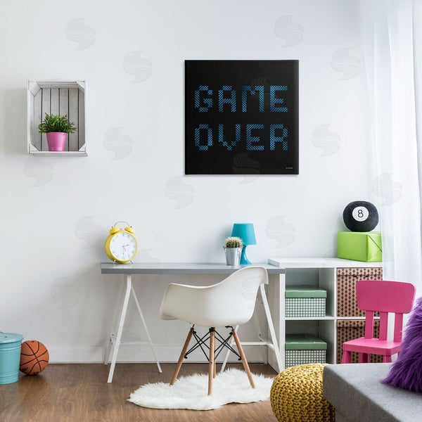 Stupell Industries Yass Naffas Designs | Game Over Pixel Phrase Wall Art