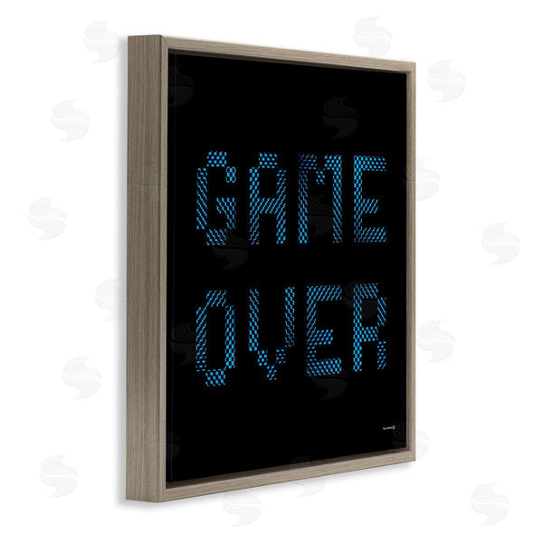 Stupell Industries Yass Naffas Designs | Game Over Pixel Phrase Wall Art