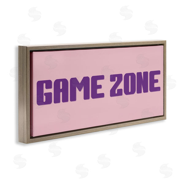 Stupell Industries Yass Naffas Designs | Game Zone Purple & Pink Wall Art