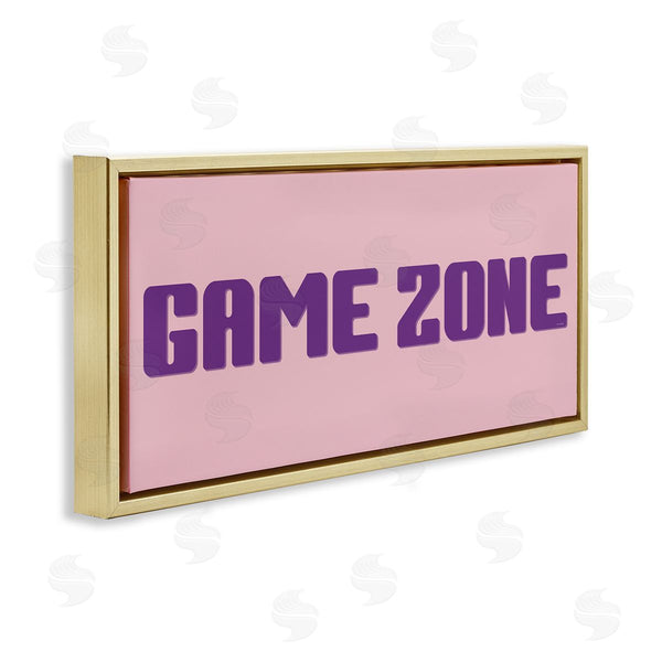 Stupell Industries Yass Naffas Designs | Game Zone Purple & Pink Wall Art