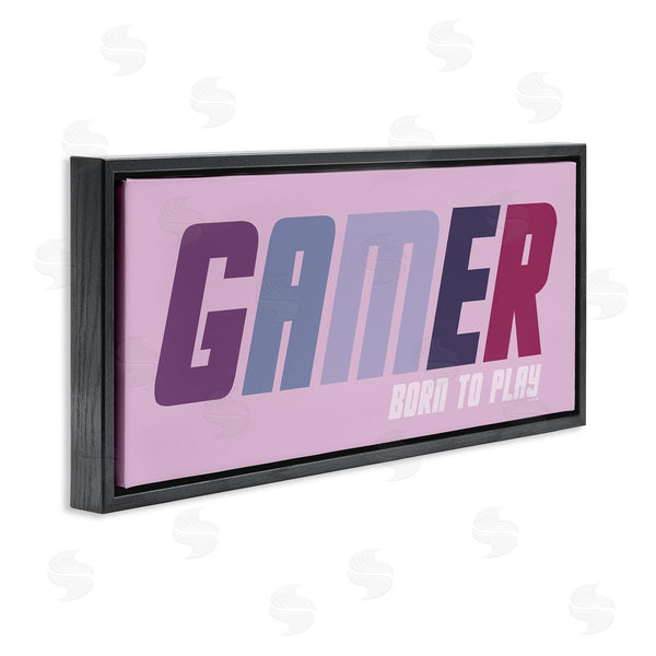 Stupell Industries Yass Naffas Designs | Gamer Born To Play Wall Art