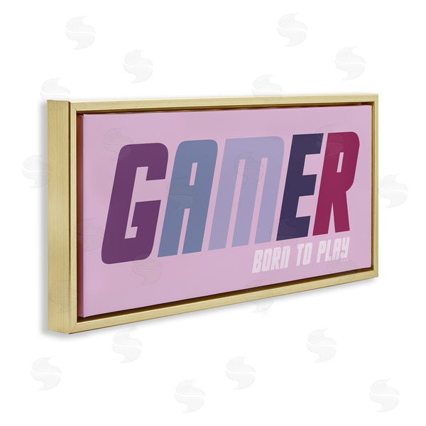 Stupell Industries Yass Naffas Designs | Gamer Born To Play Wall Art