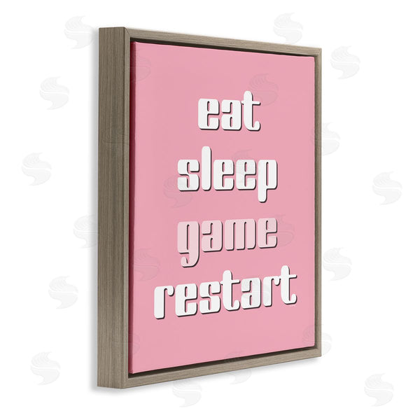Stupell Industries Yass Naffas Designs | Gamer Phrases On Pink