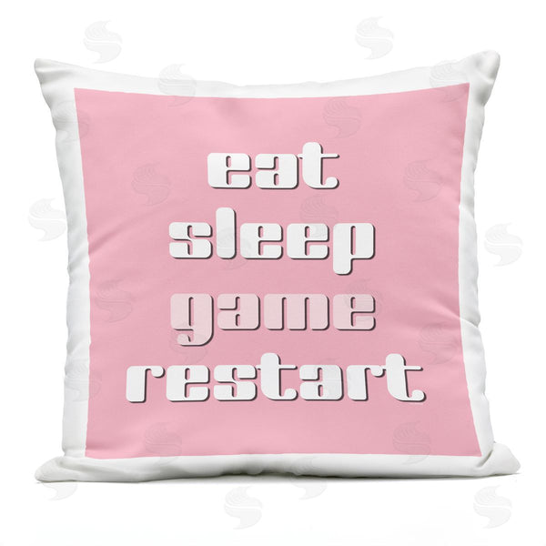 Stupell Industries Yass Naffas Designs | Gamer Phrases On Pink Printed Throw Pillow