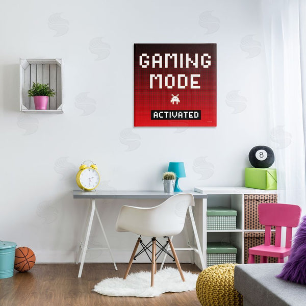 Stupell Industries Yass Naffas Designs | Gaming Mode Activated Wall Art