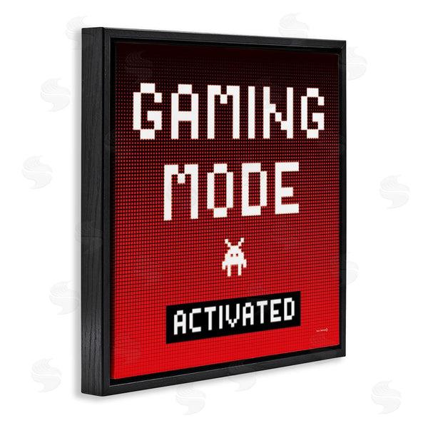 Stupell Industries Yass Naffas Designs | Gaming Mode Activated Wall Art