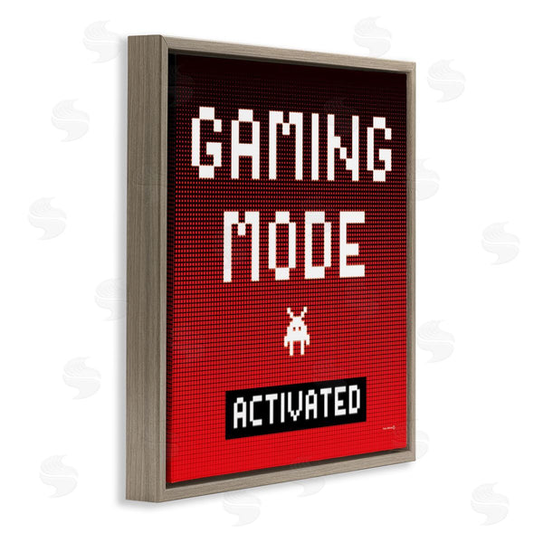 Stupell Industries Yass Naffas Designs | Gaming Mode Activated Wall Art