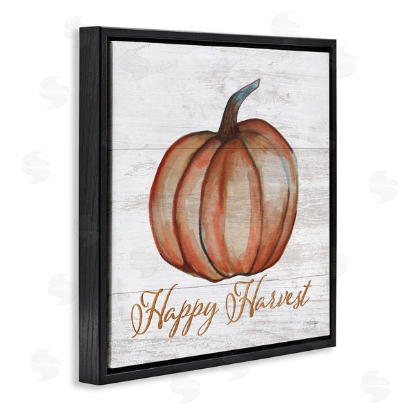 Stupell Industries Yass Naffas Designs | Happy Harvest Pumpkin Country Rustic Wall Art