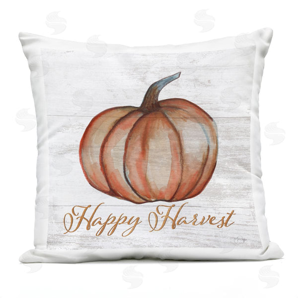 Stupell Industries Yass Naffas Designs | Happy Harvest Rustic Pumpkin Printed Throw Pillow