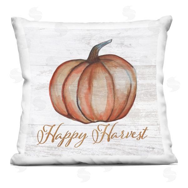 stupell industries Yass Naffas Designs | Happy Harvest Rustic Pumpkin Printed Throw Pillow