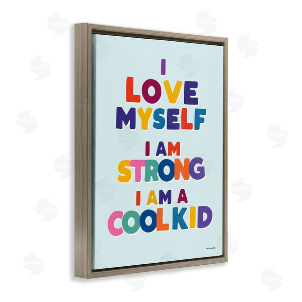 Stupell Industries Yass Naffas Designs | Kid's Self-Esteem Phrases Wall Art