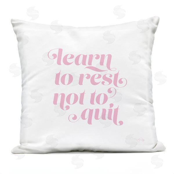 Stupell Industries Yass Naffas Designs | Learn To Rest Printed Throw Pillow
