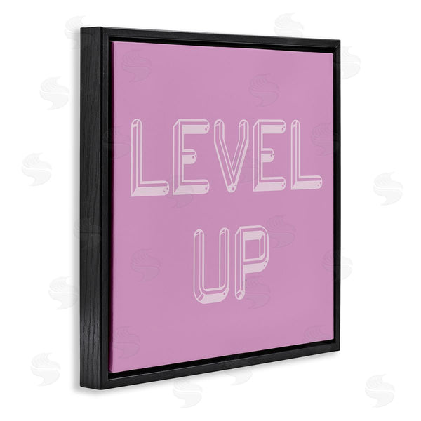 Stupell Industries Yass Naffas Designs | Level Up Purple & White