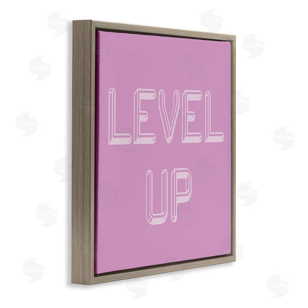 Stupell Industries Yass Naffas Designs | Level Up Purple & White