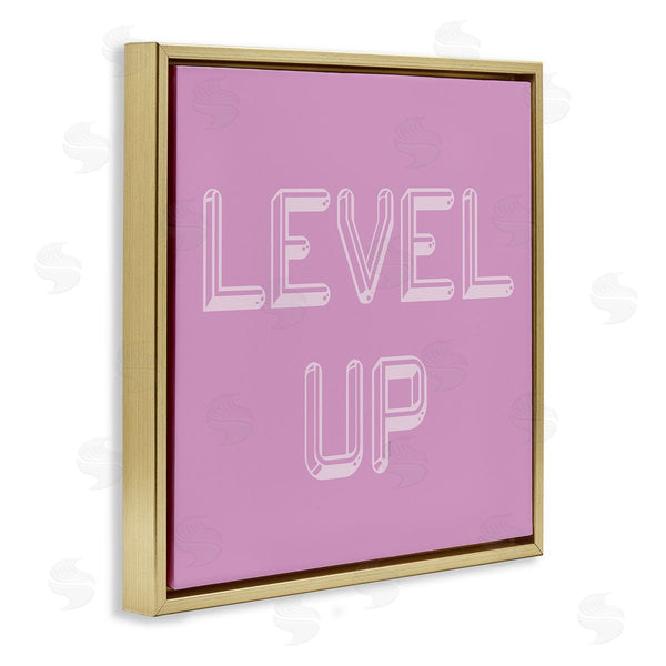 Stupell Industries Yass Naffas Designs | Level Up Purple & White