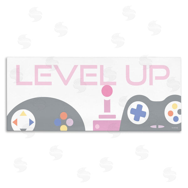 stupell industries Yass Naffas Designs | Level Up Retro Joysticks Wall Art