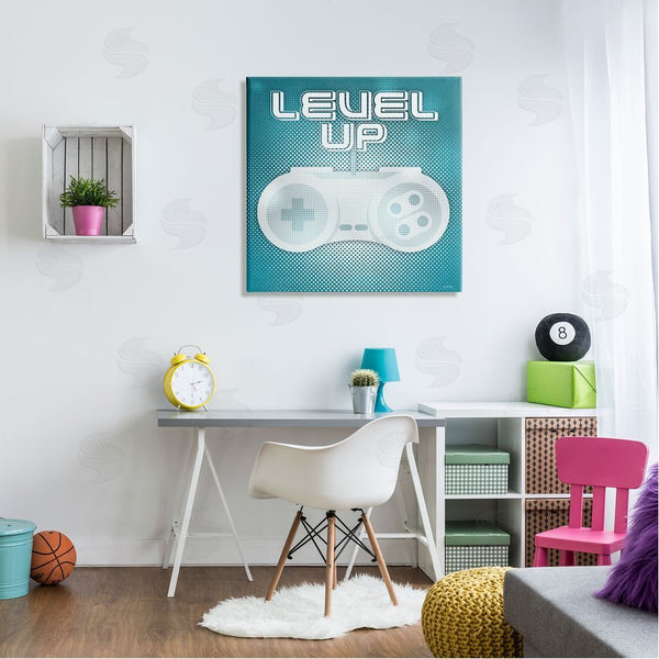 Stupell Industries Yass Naffas Designs | Level Up Vintage Controller Wall Art
