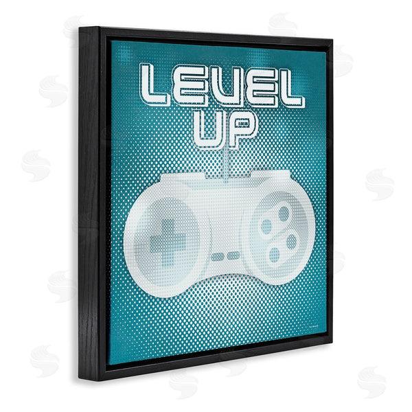 Stupell Industries Yass Naffas Designs | Level Up Vintage Controller Wall Art
