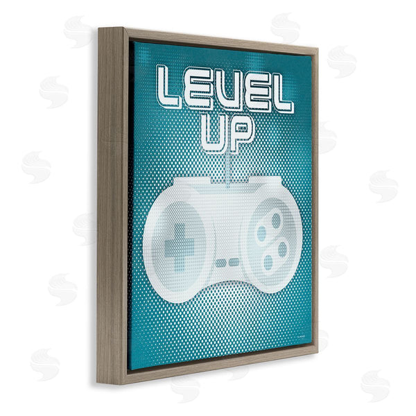 Stupell Industries Yass Naffas Designs | Level Up Vintage Controller Wall Art