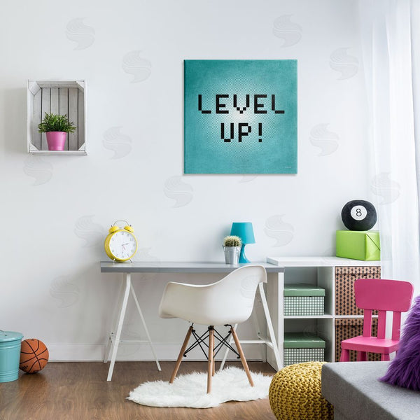 Stupell Industries Yass Naffas Designs | Level Up Vintage Pixels Wall Art