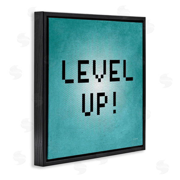 Stupell Industries Yass Naffas Designs | Level Up Vintage Pixels Wall Art