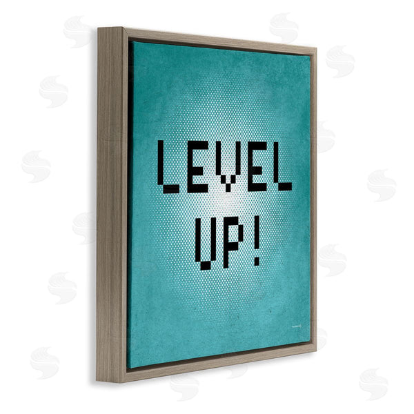 Stupell Industries Yass Naffas Designs | Level Up Vintage Pixels Wall Art