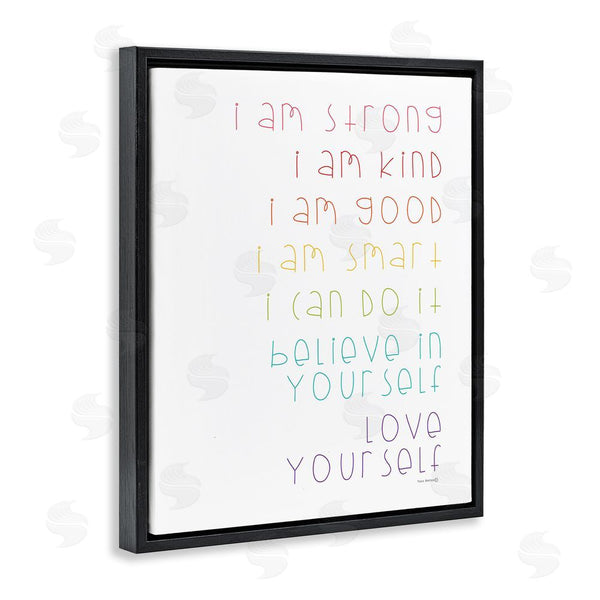 Stupell Industries Yass Naffas Designs | Love Yourself Confidence Phrases Wall Art