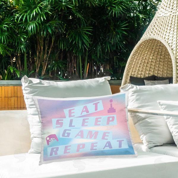 Stupell Industries Yass Naffas Designs | Pastel Eat Sleep Game