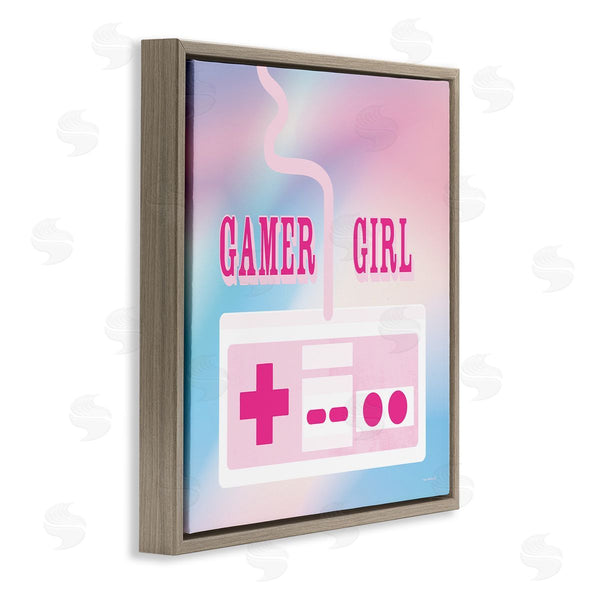 Stupell Industries Yass Naffas Designs | Pastel Gamer Girl Controller