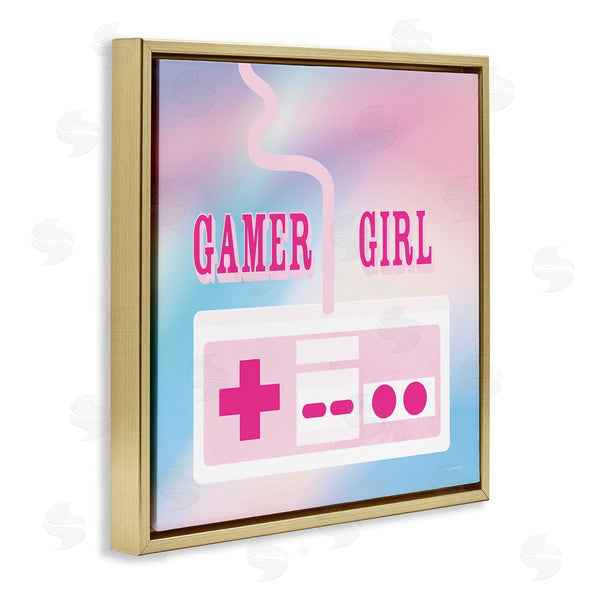 Stupell Industries Yass Naffas Designs | Pastel Gamer Girl Controller