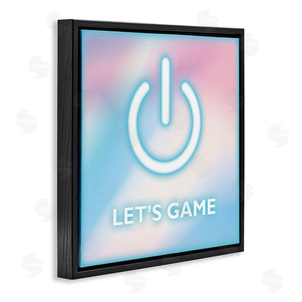 Stupell Industries Yass Naffas Designs | Pastel Let's Game Power Symbol