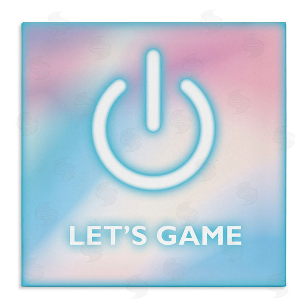 stupell industries Yass Naffas Designs | Pastel Let's Game Power Symbol