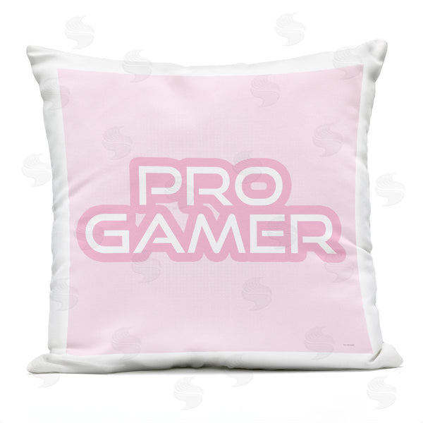 Stupell Industries Yass Naffas Designs | Pastel Pink Pro Gamer Printed Throw Pillow