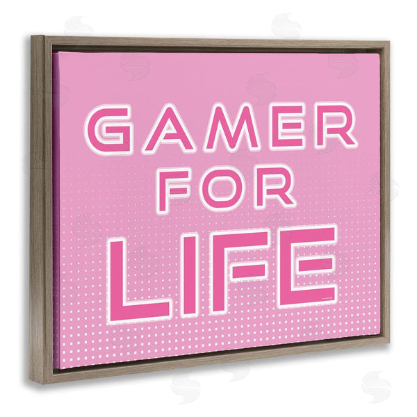 Stupell Industries Yass Naffas Designs | Pink Gamer For Life