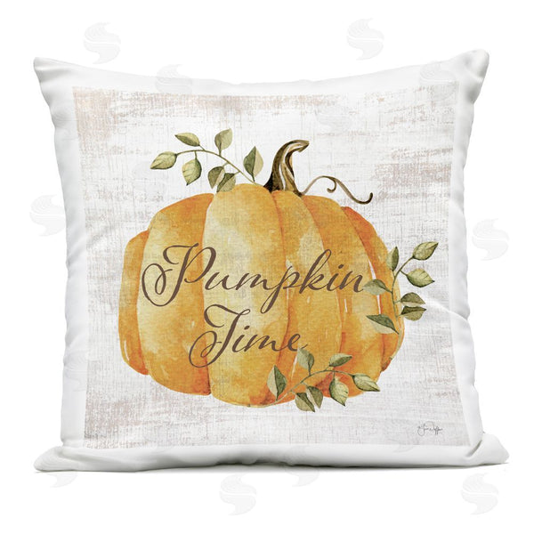Stupell Industries Yass Naffas Designs | Pumpkin Time Over Rustic Printed Throw Pillow