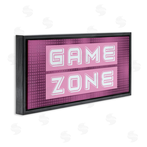 Stupell Industries Yass Naffas Designs | Retro Purple Game Zone Wall Art