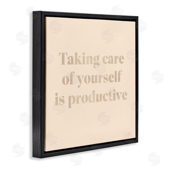 Stupell Industries Yass Naffas Designs | Taking Care Of Yourself Comforting Motivational Phrase Wall Art