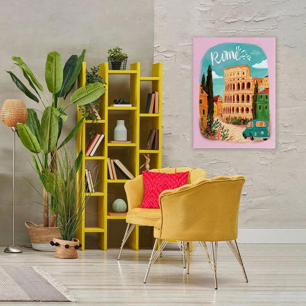 Stupell Industries Yen | Rome Travel Spot Architecture Wall Art