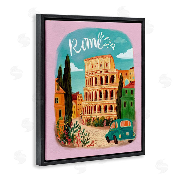 Stupell Industries Yen | Rome Travel Spot Architecture Wall Art