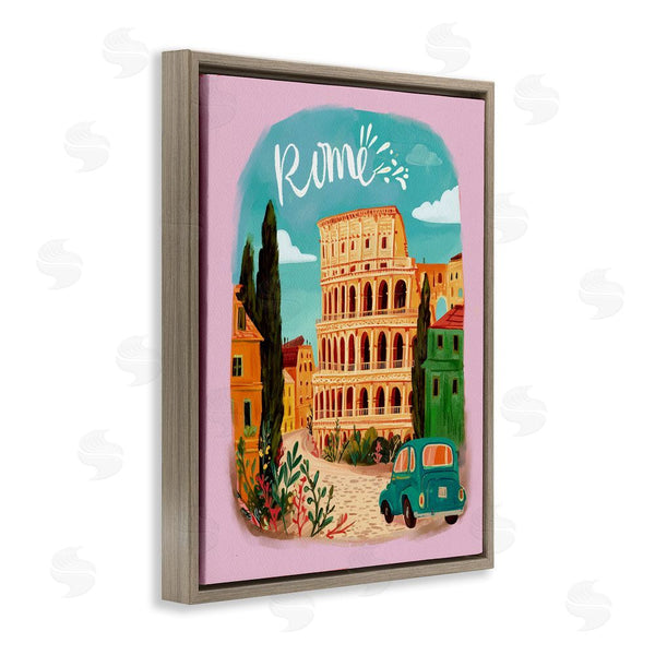 Stupell Industries Yen | Rome Travel Spot Architecture Wall Art